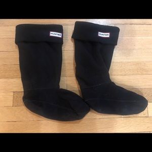 Hunter boot liners size child XL.